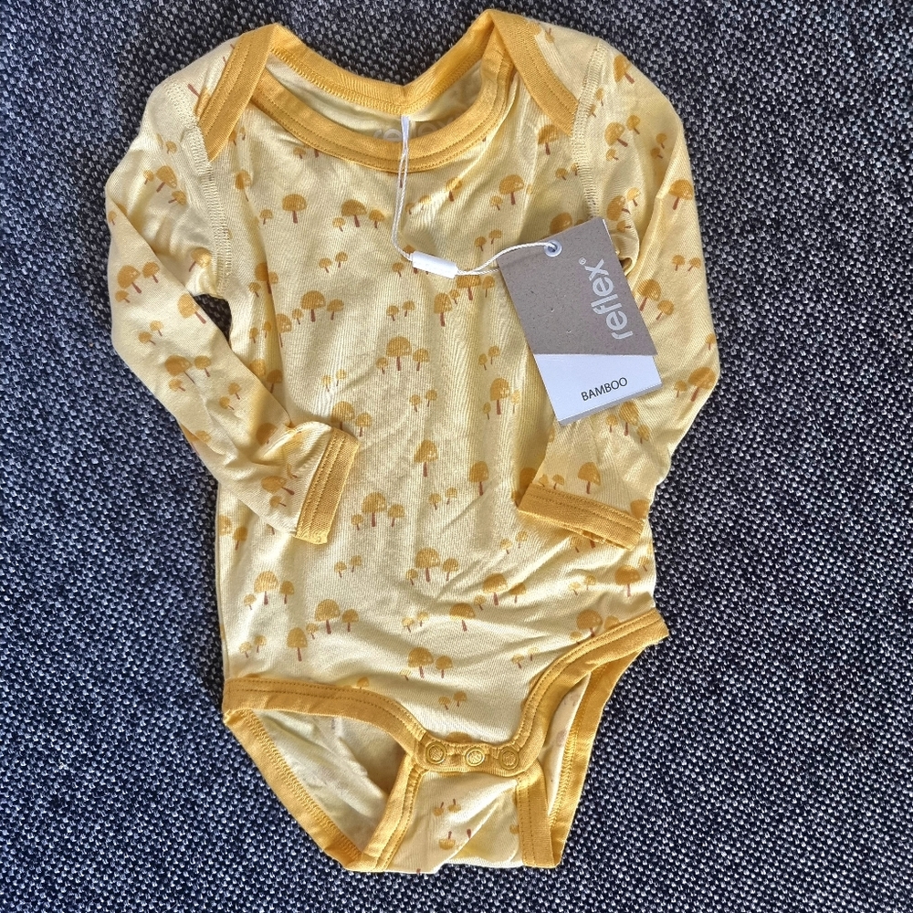 Reflex bamboo mushroom bodysuit